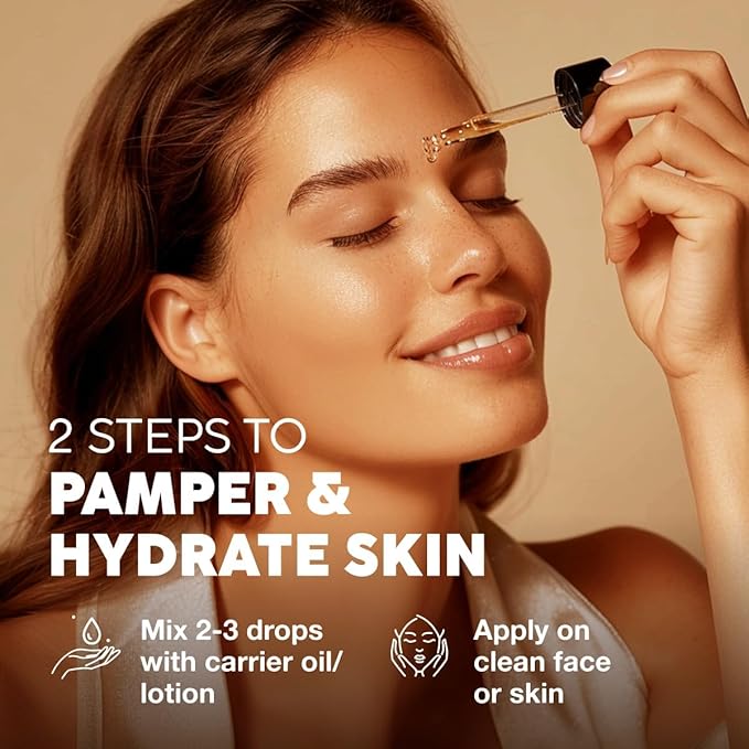 Kukka Thyme Essential Oil for Hair, Skin & Diffuser - 4 Fl Oz - 100% Pure Natural Thyme Oil, Herbaceous Scent, for Aromatherapy & Making Scent DIY