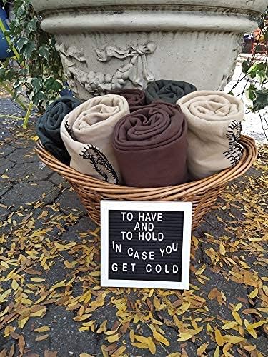 50x60 Throw Blankets, Ultra Soft Hypoallergenic Fleece Fall Throw Blanket for Livingroom, Couch, Chair, Bed, Beige Khaki