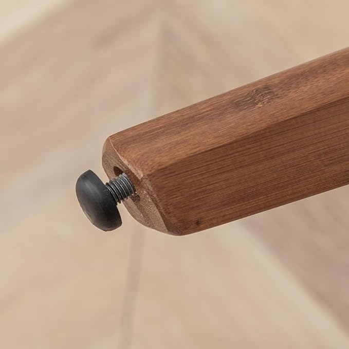 LUNLING Swivel Dining Chairs Set of 4, Mid Century Modern White Faux Leather Kitchen Chairs with Arms,Bamboo Legs Side Chairs No Wheels,Accent Chair for Dining Rooms and Offices