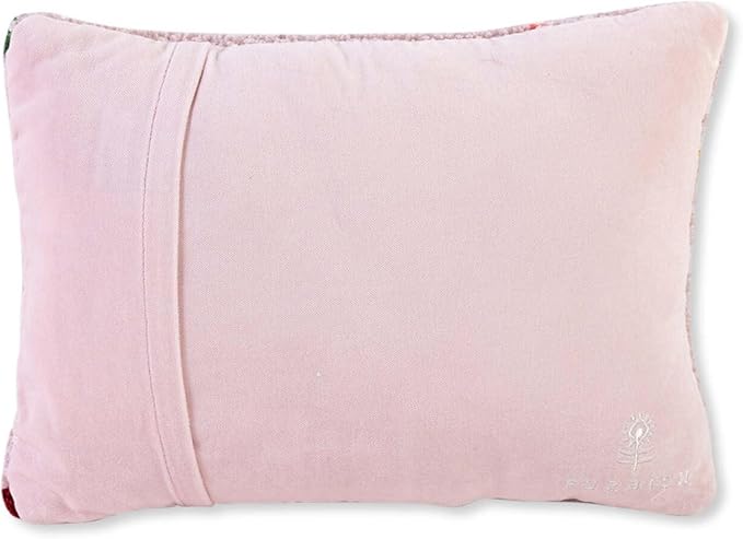 FURBISH Hook Decorative Throw Pillow - LFG - 9"x 12" - Small Embroidered Designer Pillow for Living Room, Couch, Sofa, Chair & Bed - Eclectic Home Decor