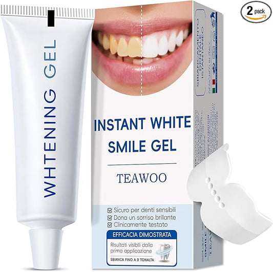 Teeth Whitening Gel- 30ml Formulated for Sensitive Teeth | Plus Food-Grade Silicone Mouth Tray | Dentist Developed