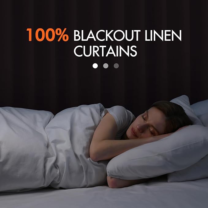 MIULEE 100% Blackout Curtains 120 Inch Long 2 Panels for Bedroom, Thick Luxury Faux Linen Black Out Curtain Room Darkening Back Tab Pleat Window Textured Drapes with Hooks for Living Room, Baby Pink