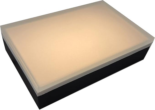 LUMENGY Paver Light 6X9 Inch (5.82 x 8.85 inches) 2700K, Brick Lighting for Pavers, Driveways, Pathways, Patios, Inground & Garden, 12V Waterproof, Drive-Over Rated