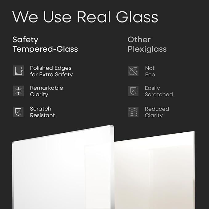 Homeforia Silver 27x40 Poster Frame, Metal Picture Frame with 24x36 Mat, Tempered Glass, Wall Hook Included, Set of 1