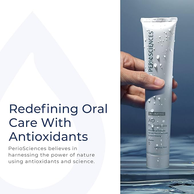 PerioSciences AO ProToothpaste Hydrating with Nano Hydroxyapatite 3 fl oz / 90ml - Pack of 2