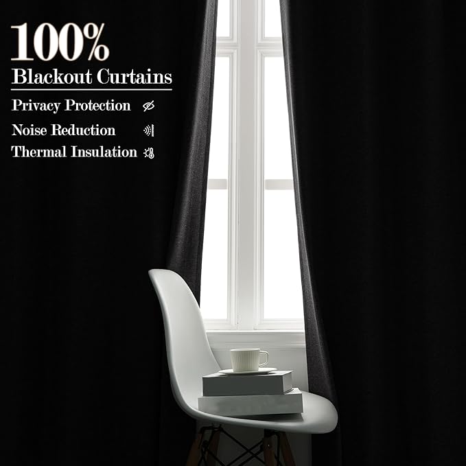 150 Inches Extra Wide Room Divider Draperies, Pinch Pleat Drapes, Absolutely Blackout Sliding Door Drapery, Total Privacy Ceiling Track Curtains, 150" W by 102" L, Gray (1 Panel)