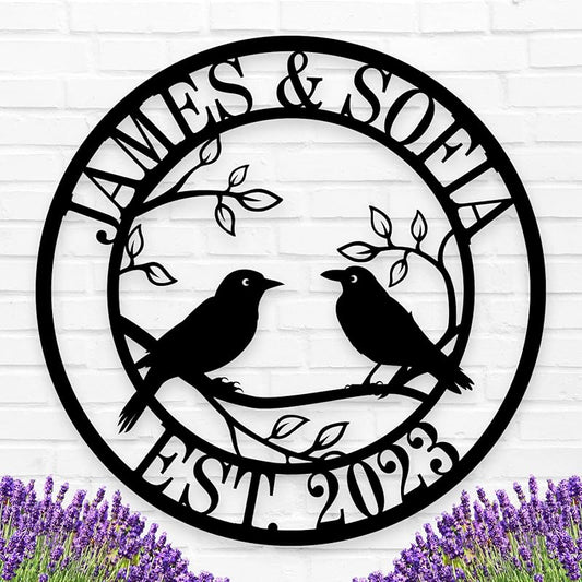 Personalized Anniversary Wedding Gifts for Couple | Wedding Gifts for Couples 2025 | Couples Gift for Her | Anniversary Wedding Date Sign