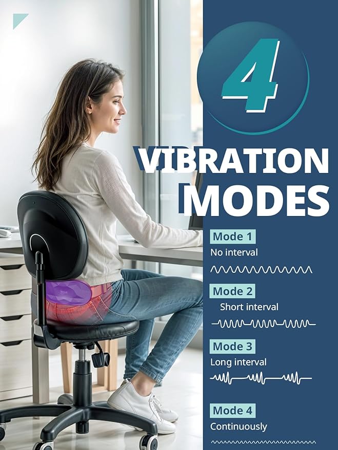 Slimpal Portable Heating Pad for Period Cramps, Electric Cordless Back Belly Waist Heating Pad for Menstrual Cramp Relief, Rechargeable Wearable Heat Belt Gifts for Her Women Girl Wife, Bright White