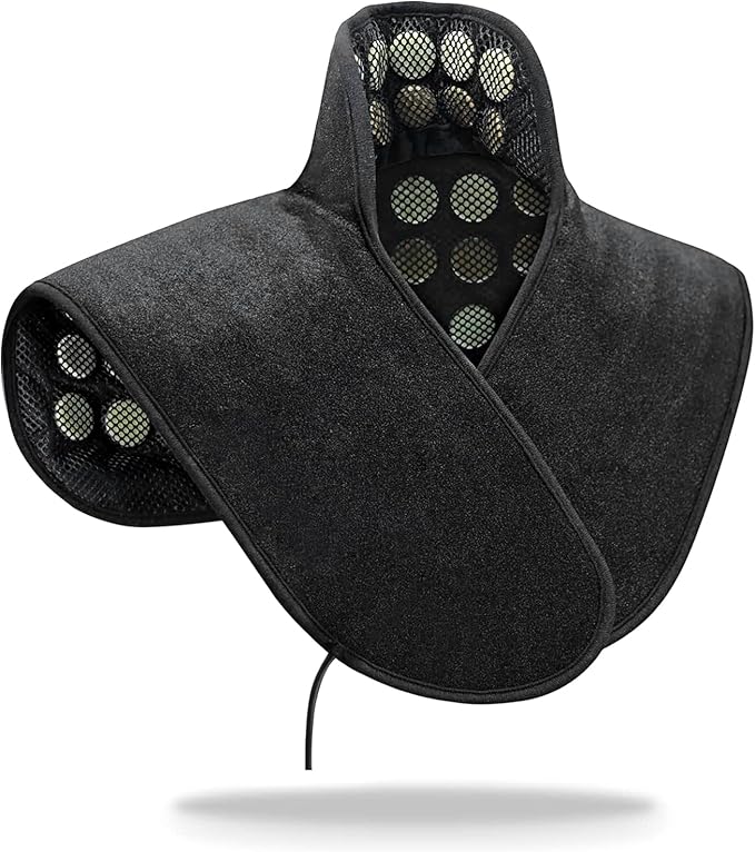 UTK Far Infrared Heating Pads for Neck and Shoulders and Back, Hot to 159℉, Gift for Women, FSA-HSA Eligible Neck and Shoulder Heating Pad with 84 Natural Jade, 24 Timers & Auto Shut Off (23 * 18'')