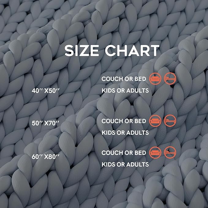 YnM Cooling Chunky Throw Blanket, Medium-Weight, Hand Knitted, Skin Friendly, Ventilated and Breathable, Machine Washable, Home Décor Piece for Couch, Sofa and Bed (Azure Blue, 60x80 Inch)