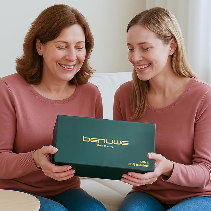 BENVWE Fluffy Faux Fur Throw Blanket for Couch, Soft Plush Thick Cozy Fuzzy Luxury Minky Bubble Blanket for Home Living Room Decor Gift for Women, Warm Ivory, 50" x 60", 1100GSM