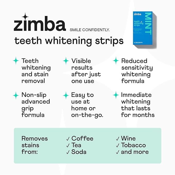 Zimba Supreme LED Teeth Whitening Kit with 3 Whitening Pens | LED Accelerator Light for Coffee, Wine, Soda, Tea, Tobacco, and Other Stains