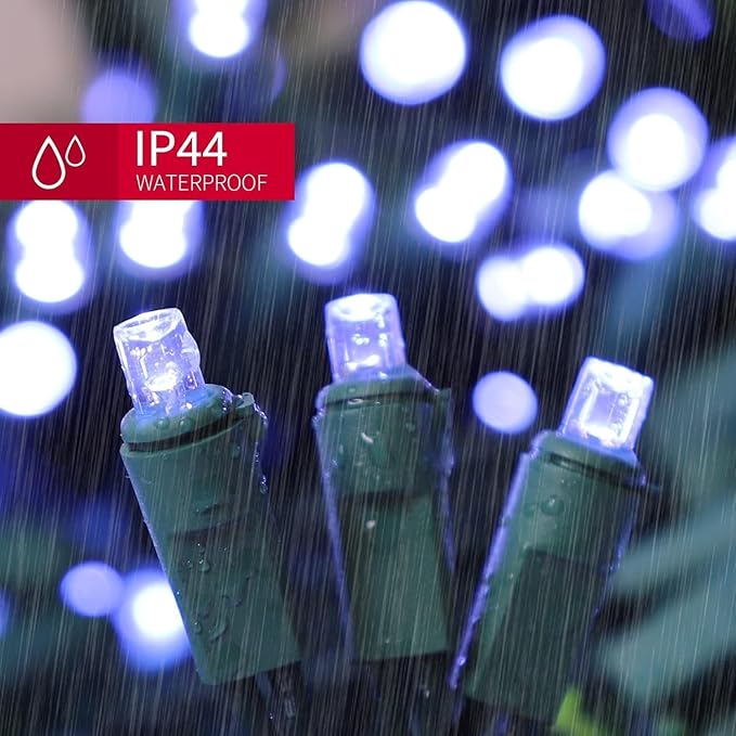 150 LED White String Lights - LED Christmas Decoration, Mini led Lights for Indoor Outdoor Home Holiday Party Wedding Independence Day Decoration