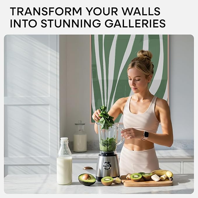 Homeforia 22x28 Rose Gold Picture Frame, High End Metal 22x28 Poster Frames with Mat 18x24 inch Photo, 22 x 28 Thin Frame Matted to 18 x 24 Print, 28x22 Large Frame, Tempered Glass, Wall Kit, Set of 1