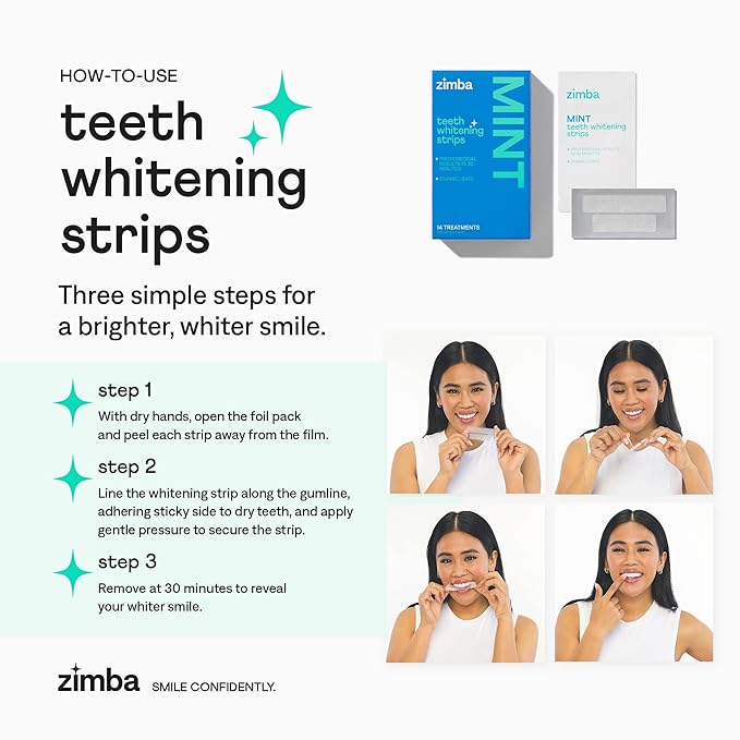 Zimba Supreme LED Teeth Whitening Kit with 3 Whitening Pens | LED Accelerator Light for Coffee, Wine, Soda, Tea, Tobacco, and Other Stains