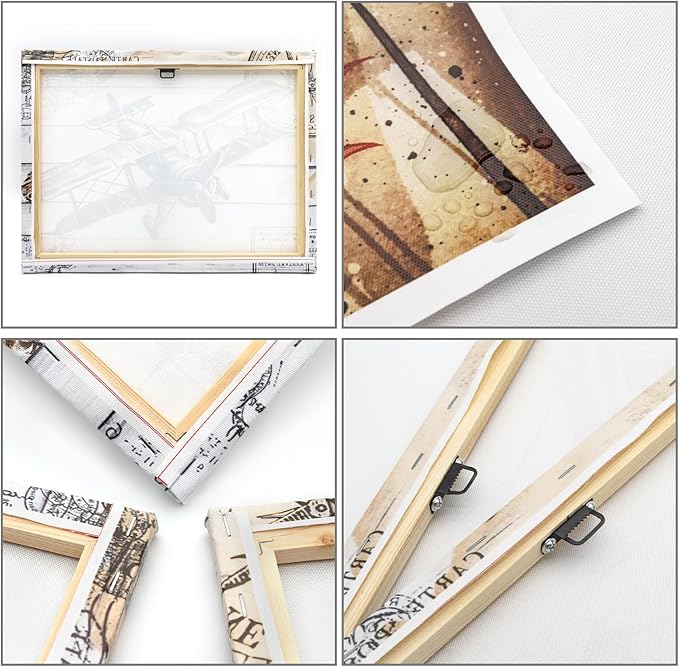 Fochorlo Large Chicago Canvas Modern City Skyline Wall Art Downtown Night Picture Prints Ready To Hang 20"X48"