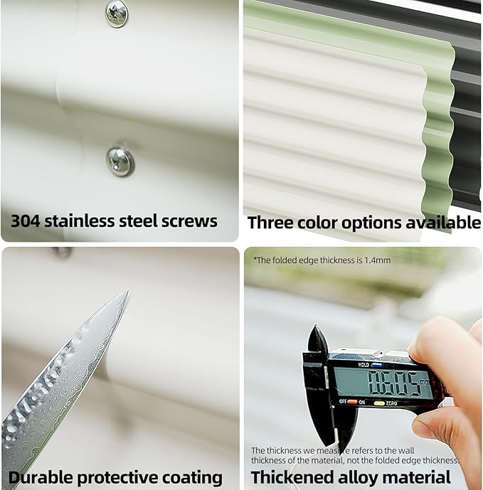 DaisyVibe Raised Garden Bed Kit, Planter Raised Garden Boxes Outdoor, Oval Large Metal Raised Garden Beds for Vegetables Flowers (Green, 8ftx2ftx1ft)