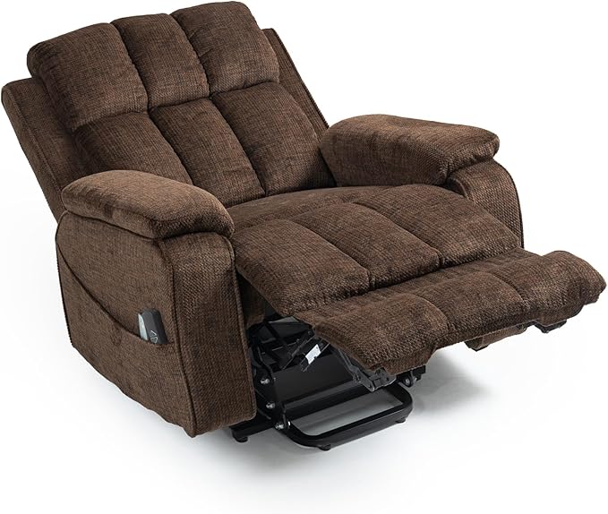 Lazy Boy Recliner Chair, Postoperative Recovery，Retractable 23'' Extra-Long Leg Support Lift Chair Hold up to 400lb，25.5'' Oversized Recliner seat for Big and Tall