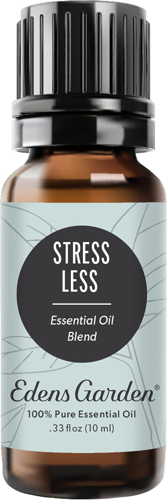 Edens Garden Stress Less Essential Oil Blend- 100% Pure Premium Grade, Undiluted, Natural, Therapeutic, Aromatherapy, The Best for Diffusing, Skin, Candle, Humidifiers 10 ml (.33 fl oz)