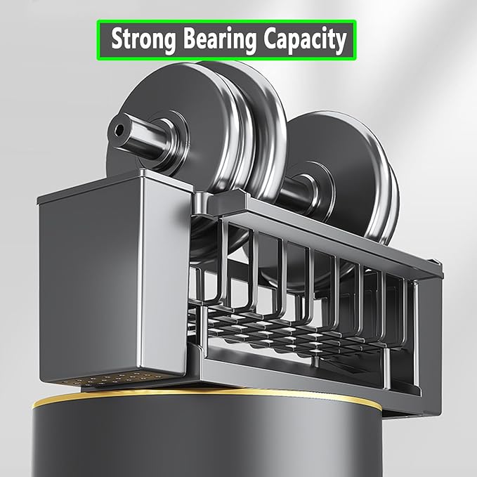 Utensil Holder, 3 Compartments Utensil Drying Rack, Dish Drainer for Kitchen Counter,Kitchen Utensils Holder with Towel Bar,Self-Draining Tray Design(Black)