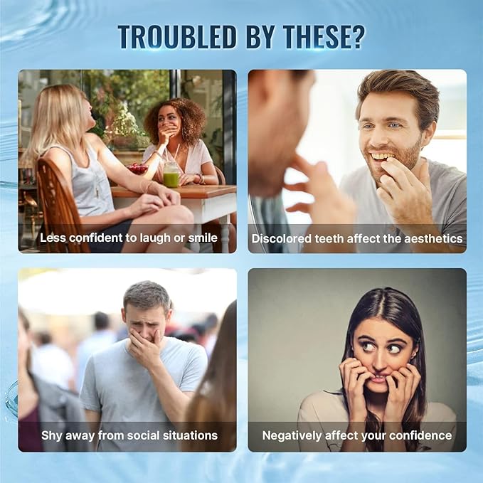 Whitebite Pro Teeth Whitening Kit for Sensitive Teeth | 4 Whitening Gels & 2 Remineralizing Gels | LED Light System for Fast Results | Professional Dental Grade | Enamel Safe