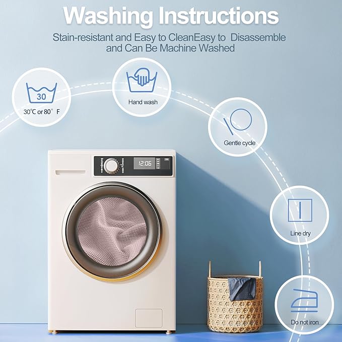 Couch Cushion Covers Individual Large Super Stretch Chenille (Softer Version) Sofa Cushion Covers, Couch Seat Covers Couch Slipcovers Furniture Protector (2PC, Pale Pink)