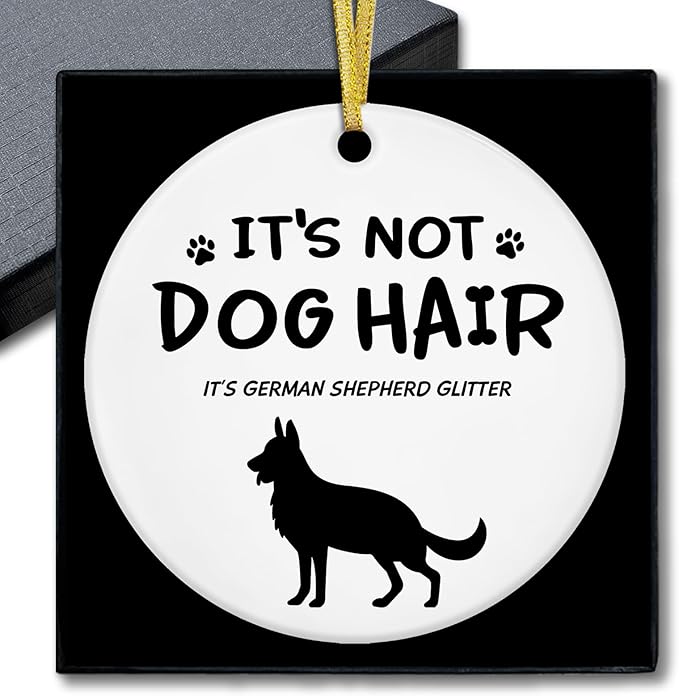 527-zsgj-German Shepherd Home & Kitchen > Home Décor Products > Home Décor Accents > Hanging Ornaments