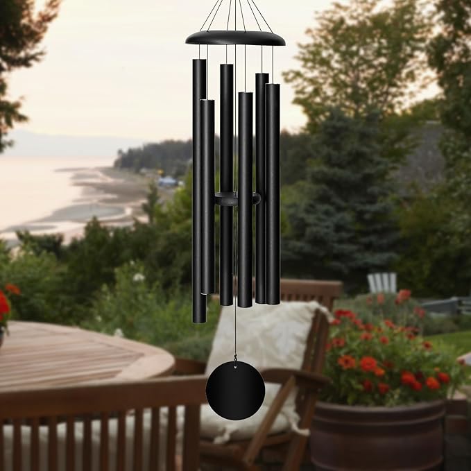 Wind Chimes for OutsideDeep Tone, 45 in Large Wind Chimes Outdoor, Wind Chime Gifts for mom/Grandma, Christmas, Garden Décor