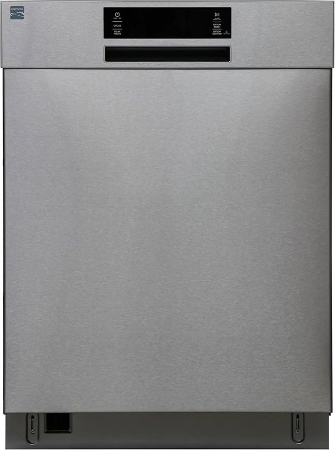 Kenmore 24" Built-in Stainless Steel Tub Dishwasher SmartWash, UltraWash, SmartDry Plus, MoreSpace Adjustable Rack, Energy Star Certified, Fingerprint Resistant