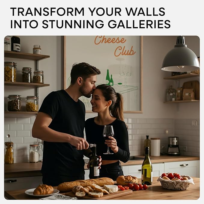 Homeforia Wooden Poster Frame 22x28, High End Natural Oak 22 x 28 Picture Frame with Mat 18 by 24, 22x28 Light Wood Frame Matted to 18x24 Photo, 28by22 Large Frames, Tempered Glass, Wall Kit, Set of 1