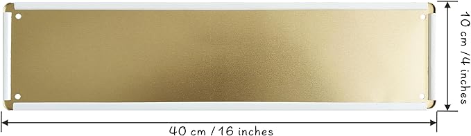 Vintage Tin Sign Retro Metal Bathroom Signs Stylish Wall Art Plaques Gift for Home Decor Bathroom Kitchen and Gothic Wall Decor or as a Classic Poster 16x4 in