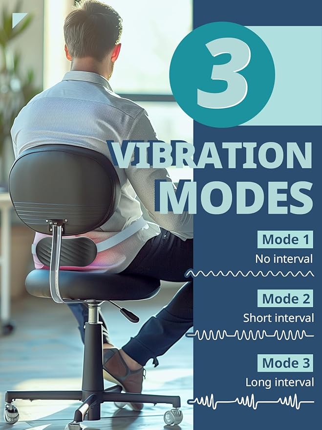 Slimpal Portable Heating Pad for Cramps, FSA HSA Eligible, Rechargeable Electric Heat Belt for Period Pain Relief, Menstrual Heated Pad Gifts for Women Her Girls Wife, Black