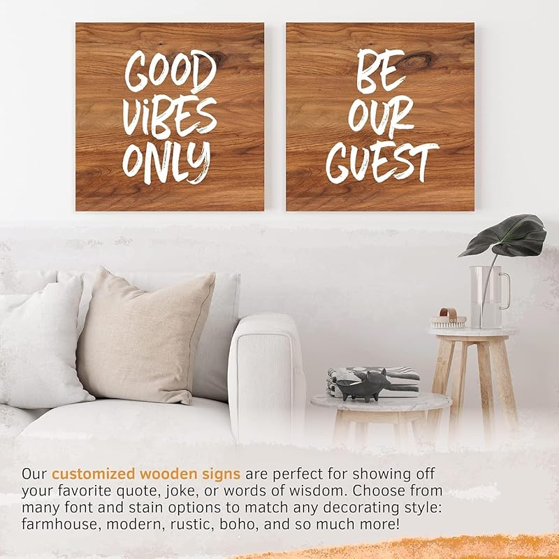 Custom Wood Signs Personalized | Farmhouse Decor | Personalized Signs | Personalized Rustic Wood Signs | Father's Day Gift | Custom Sign | Ready to Hang! (16x20 Inches)