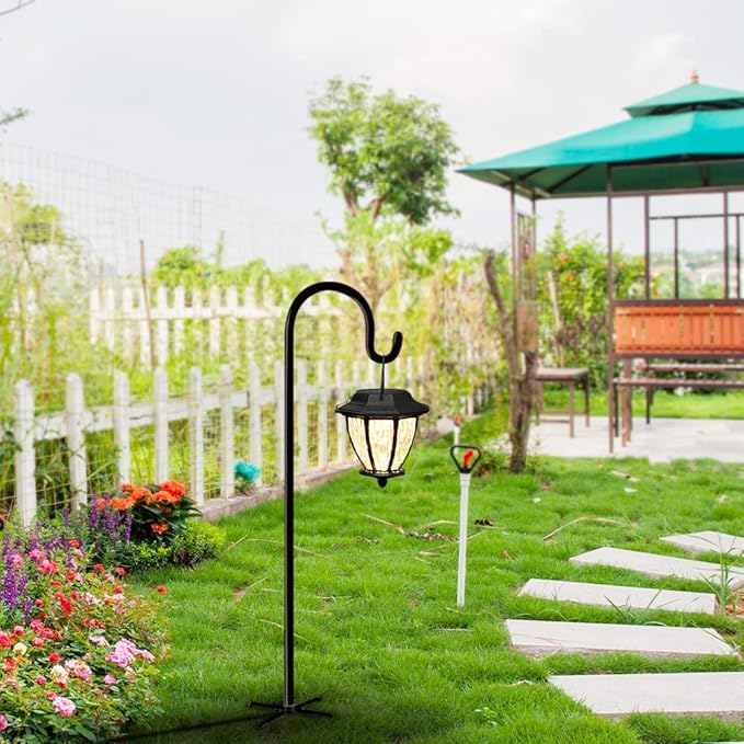 Shepherd Hooks Outdoor 36 Inches for Lanterns Heavy Duty Shepherd Stand Plant Hanger Yard Hooks for Solar Lights,Bird Feeder,Wedding,Mason Jar,Planter Pot