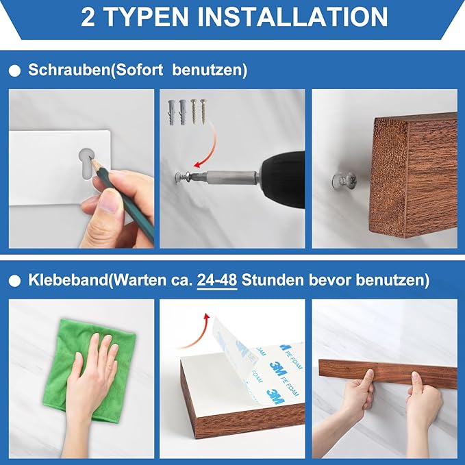 Magnetic Knife Holder for Wall, Magnetic Knife Strip No Drilling 20 Inch, Walnut Wood Magnet knife holder strip with 2 Hooks, Powerful Magnet Knife rack for Kitchen Utensils, Knives and Tools