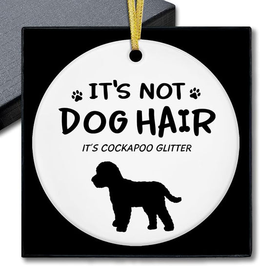 534-zsgj-cockapoo Home & Kitchen > Home Décor Products > Home Décor Accents > Hanging Ornaments