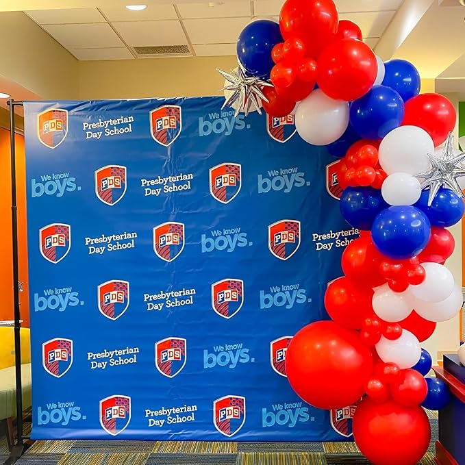 130pcs Red White Blue Balloons Different Sizes 18" 12" 10" 5" Party Latex Balloons for Birthday Graduation 4th of July Independence Day Anniversary New Year Holiday Party Decorations