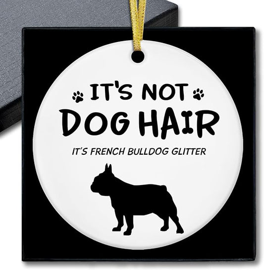 524-zsgj-French Bulldog Home & Kitchen > Home Décor Products > Home Décor Accents > Hanging Ornaments