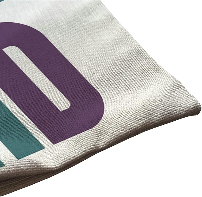 Be Kind Lumbar Throw Pillow Cover 12x20 Inch Decorative Bedroom Living Room Rainbow and Peace Sign Rectanglar Cushion Case for Bed Sofa Couch