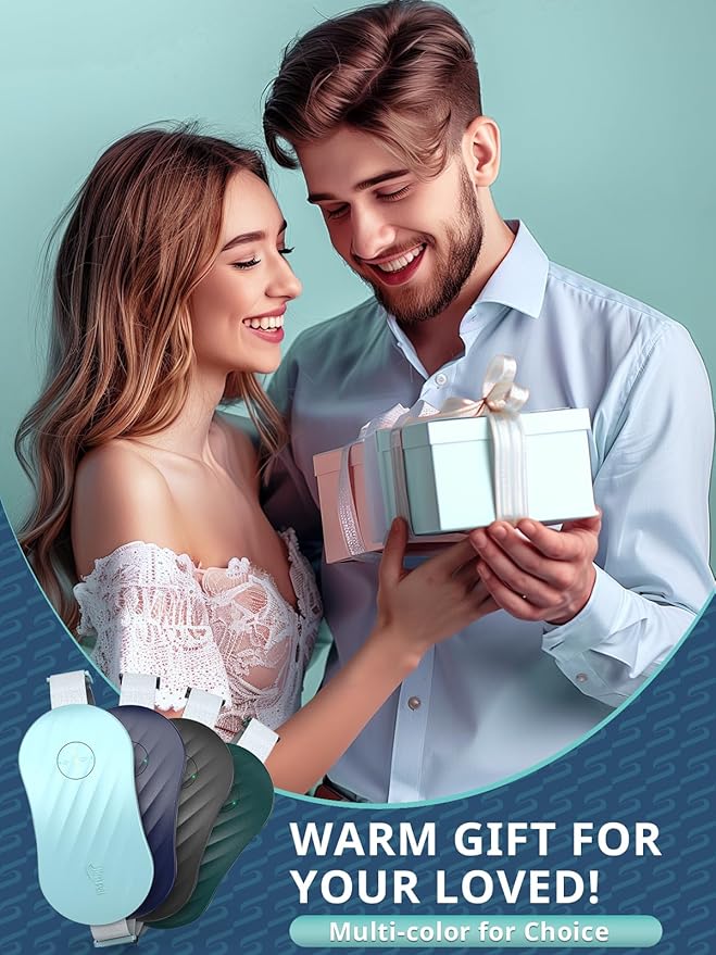 Slimpal Portable Heating Pad for Cramps, FSA HSA Eligible, Rechargeable Electric Heat Belt for Period Pain Relief, Menstrual Heated Pad Gifts for Women Her Girls, Dark Green