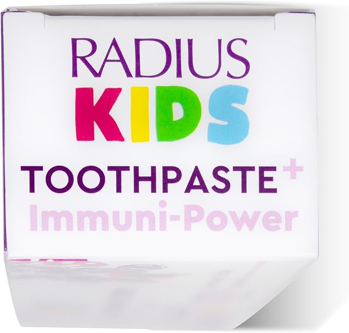 RADIUS Kids Super Duper Immunity Power Toothpaste 2.5 Oz - Super Duper Bubble Berry Mint - Pack of 1