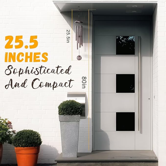 Gifts for Sister, 25''Wind Chimes, Birthday Gifts for Sister, Soul Sisters Unique Gift for Women,Thanksgiving,Christmas Day Gift Ideas for Love Rreminder