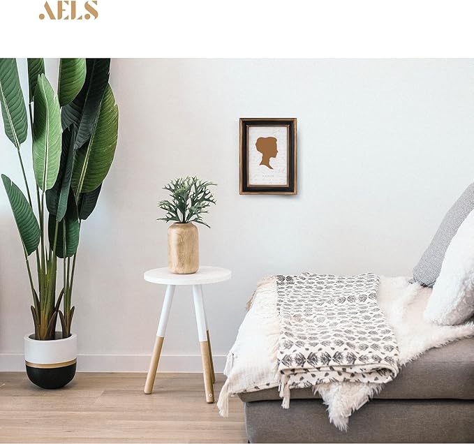 AELS 4x6 Inch Vintage Picture Frame, Elegant Luxury Antique Photo Frames with Glass Front, Photo Display, Tabletop Wall Hanging, Gift Ideas, Pearl Pattern