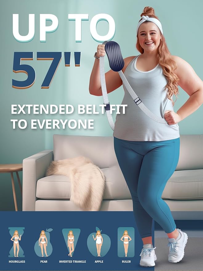 Slimpal Portable Heating Pad for Cramps, FSA HSA Eligible, Rechargeable Electric Heat Belt for Period Pain Relief, Menstrual Heated Pad Birthday Gifts for Women Girls, Purple