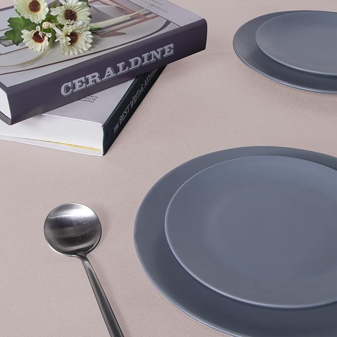 sancua Rectangle Tablecloth - 54 x 78 Inch - Stain and Wrinkle Resistant Washable Polyester Table Cloth, Decorative Fabric Table Cover for Dining Tables, Buffet Parties and Camping, Blush