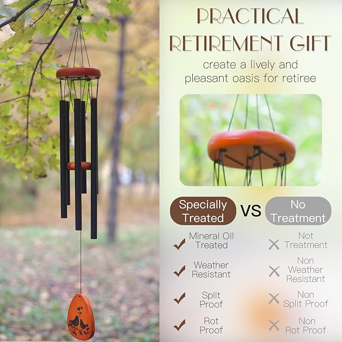 Wedding Gifts for Couple 2025,Married Gifts for Newlywed Mr. and Mrs. Wind Charms,Wedding Wind Chime,Engagement Gift idea for Couple Home