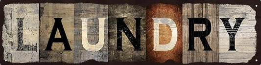 Vintage Tin Sign Retro Metal Laundry Signs for Home Decor Stylish Wall Art Plaques Ideal Gift for Home Bathroom Kitchen and Gothic Wall Decor in Every Room 16x4in