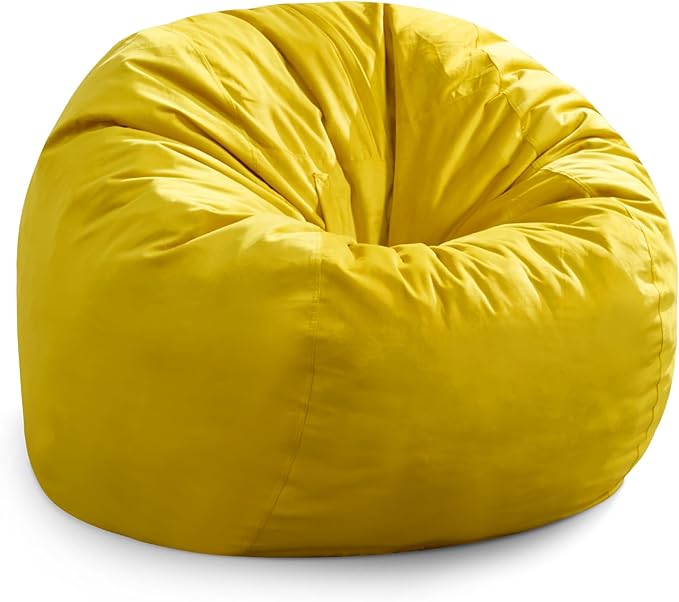 Hobestluk Bean Bag Chairs 2.5FT Bean Bag Chair with Memory Foam Filled & Machine Washable Cover,Beanbag Chair, Small Bean Bag Chairs for Playroom, Living Room, Bedroom