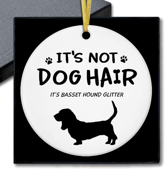 531-zsgj-basset Hound Home & Kitchen > Home Décor Products > Home Décor Accents > Hanging Ornaments