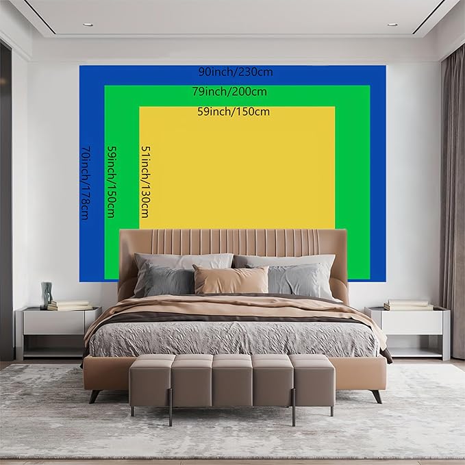 Nature Tapestry Forest Tree Sea Cave Wall Hanging, Stream Through Rainforest Landscape Wall Art Tapestry for Bedroom Living room (Blue Tears, 90"×70", Unframed)